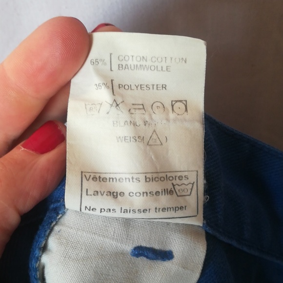 Vintage Chore Pants Workwear Trousers Adolphe Lafont W42 French Bleu de Travail - Picture 12 of 13